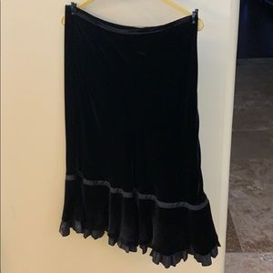Anne Taylor Loft velvet skirt